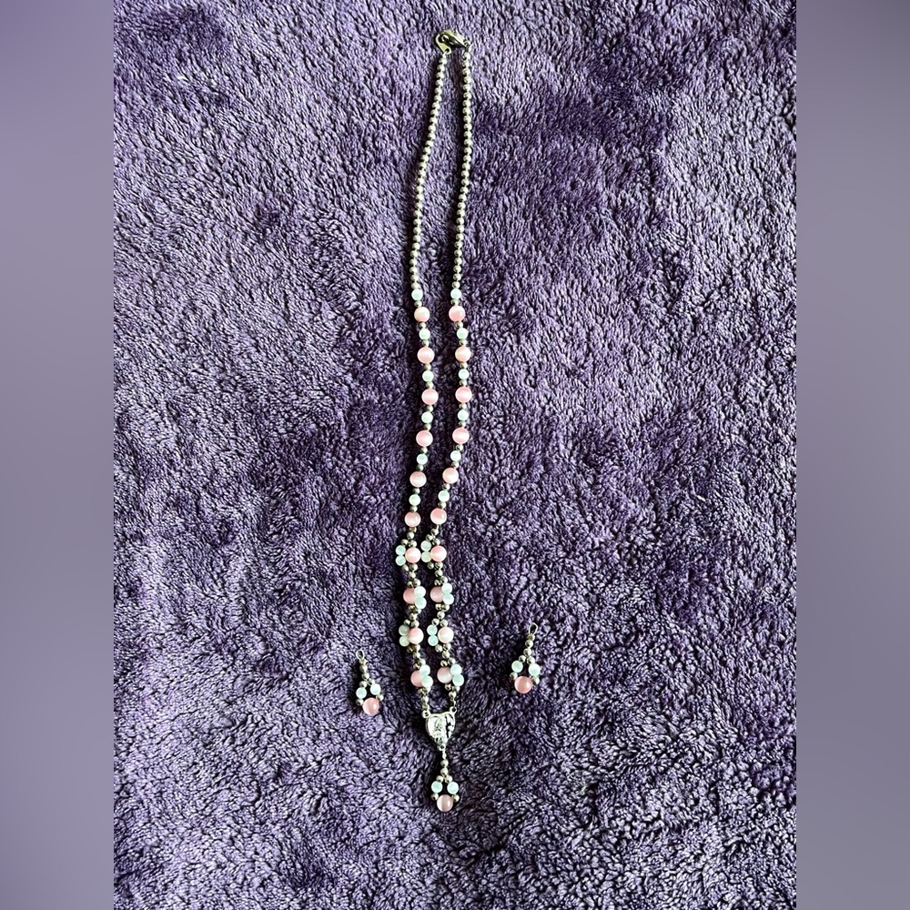 Christian Necklace & Earrings